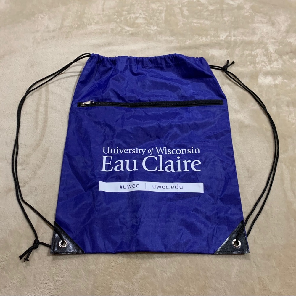UWEC drawstring backpack